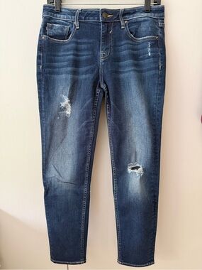 Distressed Dark Denim